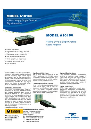 MODEL A10160