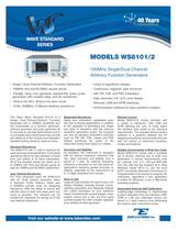 Model WS8101/2  100MHz Single/Dual Channel Arbitrary Function Generator - 1