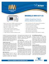 Model WW1071/2 100MS/s Single/Dual Channel Arbitrary Waveform Function Generator - 1