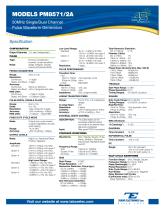 MODELS PM8571/2A 50MHz Single/Dual Channel Pulse Waveform Generators - 3