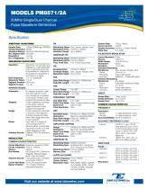 MODELS PM8571/2A 50MHz Single/Dual Channel Pulse Waveform Generators - 4