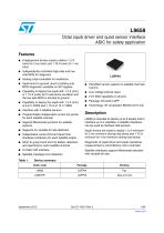 L9658  Octal squib driver and quad sensor interface ASIC for safety application - 1