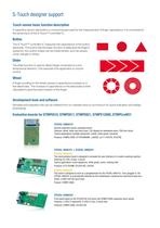 S-Touch? controllers Ultra-low-power solution for touch sensing - 6