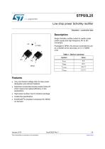 STPS5L25 Low drop power Schottky rectifier - 1