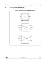 TSV630, TSV630A, TSV631, TSV631A Rail-to-rail input/output, 60 ?A, 880 kHz, 5 V CMOS operational amplifiers - 3