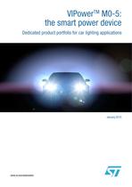 VIPowerTM M0-5:  Dedicated product portfolio for car lighting applications the smart power device - 1