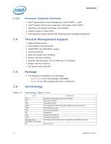 2nd Generation Intel® Core? Mobile Processor Datasheet, Vol. 1 - 18