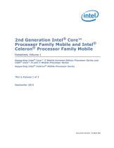 2nd Generation Intel® Core? Mobile Processor Datasheet, Vol. 1 - 1