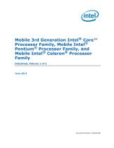 Mobile 3rd Gen Intel® Core? Processor Family: Datasheet, Vol. 1 - 1