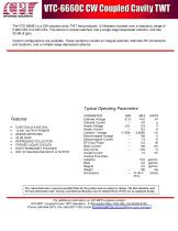 Coupled Cavity TWTs VTC-6660C - 1