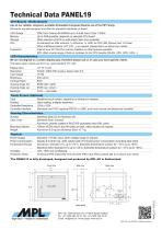 Fanless 19" Panel PC with SXGA resolution - 2