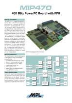 PCI-104 embedded PowerPC CPU board with FPU - 1