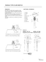 SF Series Paddle Type Level Switch - 10