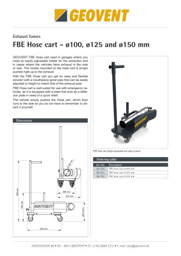 FBE Hose Cart