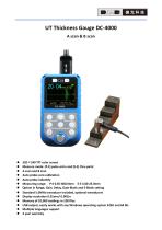 Ultrasonic Thickness Gauge/A and B Scan/Multi-languages/Data logger/Multi-material/Corrosion/Pipe/Tube/Copper/DC4000-1