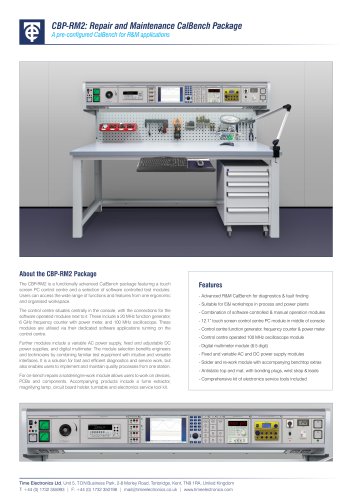 CBP-RM2 Repair and Maintenance CalBench Package