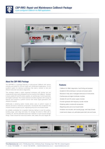 CBP-RM3 Repair and Maintenance CalBench Package