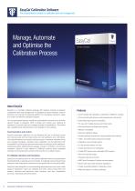 EasyCal Calibration Software Brochure - 2