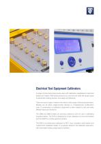 Electrical Test Calibrators - 3