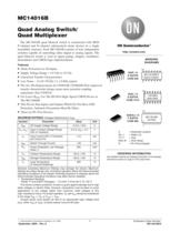 Quad Analog Switch/Quad Multiplexer - 1