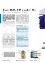 ANDRITZ Krauss-Maffei DCF crossflow filter - 2