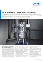 DCF crossflow filter for dairy - 1