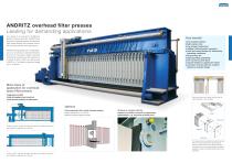 Filterpresses, overhead design - 2