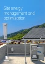 Site energy management and optimization -1