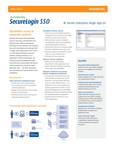 SecureLogin SSO   Streamline access to corporate systems with secure enterprise single sign on