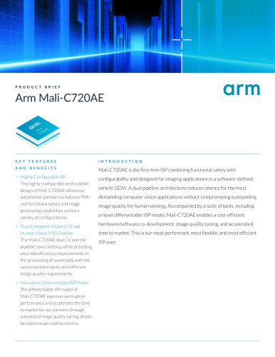 Arm Mali-C720AE