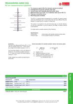 data sheets measuring grid - SGI-1
