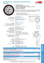 DIFFERENTIAL PRESSURE MANOMETER DA2000 - 1