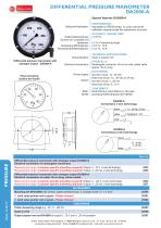 DIFFERENTIAL PRESSURE MANOMETER DA2000 - 2