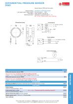 Differential pressure sensor DS85 - 2