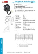 DS85-P - differential pressure sensor with selctable measurement range - 1