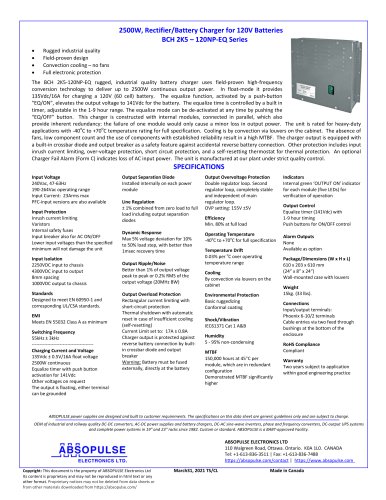 BCH 2K5 – 120NP-EQ 