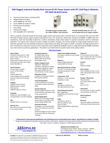 PFC 622F-5K-6U19 