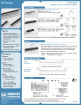 SIP Socket and Adapter Strips - 1