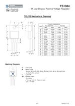 TS1084CM Power Management Ics-Linear Voltage Regulator-Low Dropout Voltage Regulator-4