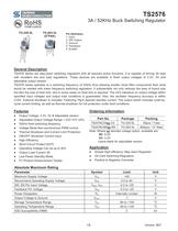 TS2576 3A / 52KHz Buck Switching Regulator-1