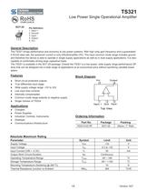 TS321CX5 Power Management Ics-Amplifier & Comparator-Amplifer-1