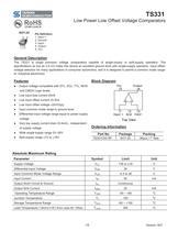 TS331CX5 Power Management Ics-Amplifier & Comparator-Comparator-1