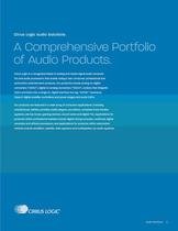 Cirrus Logic Audio Solutions Brochure - 3