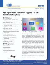 CS8406 192 kHz Digital Audio Transmitter - 1