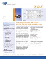 Low-Power Stereo CODEC with Headphone Amplifier - 1