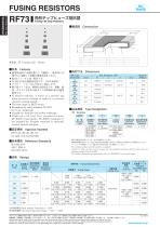Fusing Resistors RF73-1