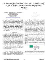 Methodology to Estimate TSV Film Thickness Using a Novel Inline “Adaptive Pattern Registration” Method - 1