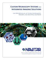 Custom Microscopy Systems and for OEM Medical & Life Science Instruments, Research, and Industrial Equipment Experts in Optical Imaging Design & Manufacturing Successfully Bringing Your Concept to Production Integrated Imaging Solutions - 1