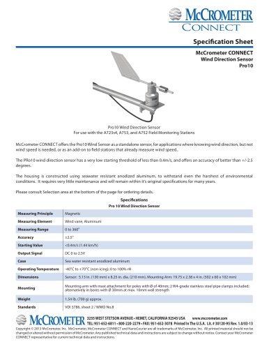 Wind Direction Sensor