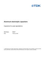 Aluminum electrolytic capacitors-1